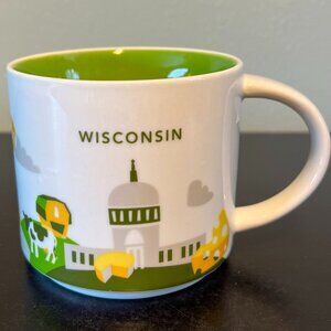 Starbucks WISCONSIN Coffee Mug from the YOU ARE HERE Collection